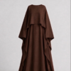 Set n7 Ensemble pudique en coton marron douceur et sophistication