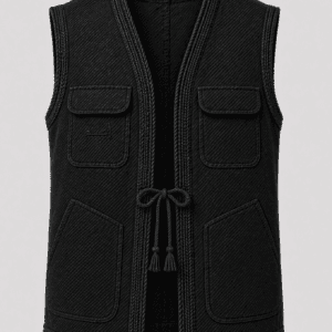 Gilet MAZIDJ coton haute couture | ISM COUTURE