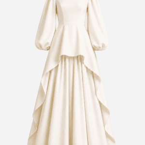 Ensemble Livia beige ivoire | ISM COUTURE