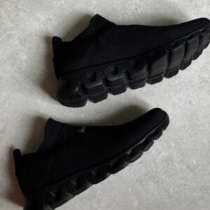 Alternative view of Baskets FADL Sneakers Slip-On Noir Homme/Femme Maille Respirante & Confort